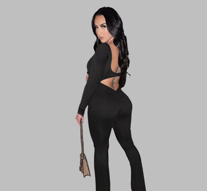 Women Sexy Hollow Out Skinny Jumpsuits