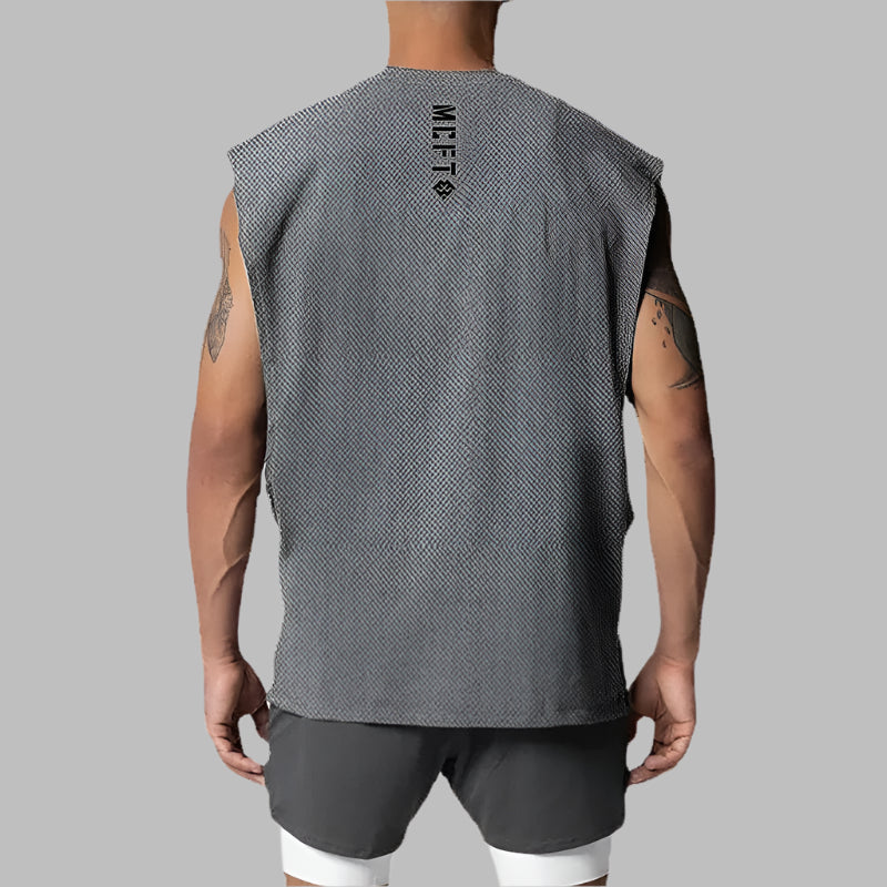 Men Oversized Mesh Gym Tank Top