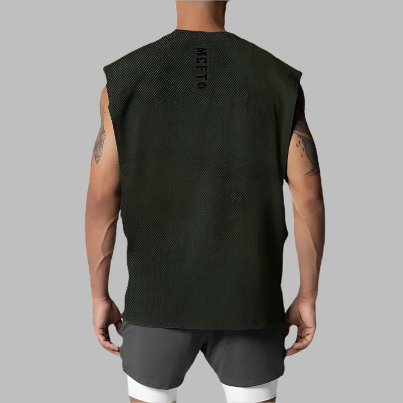 Men Oversized Mesh Gym Tank Top