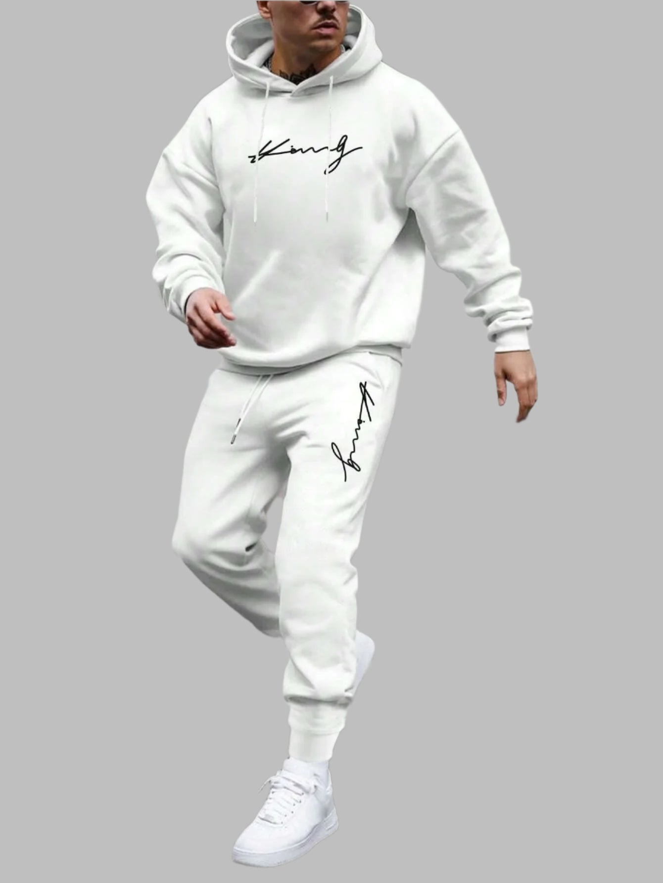 Men Two-Piece Sweatsuit