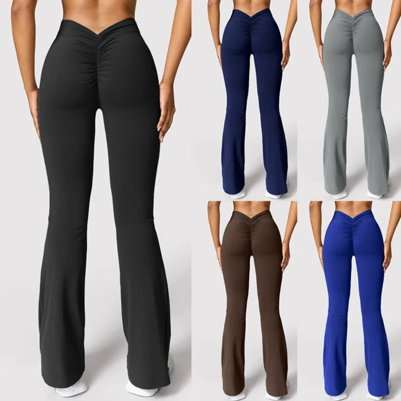 Women V-back leggings