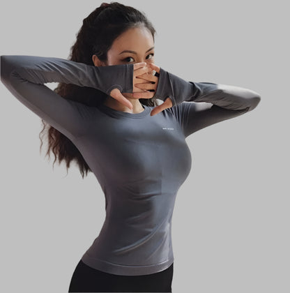 Women Long Sleeve Yoga Shirts