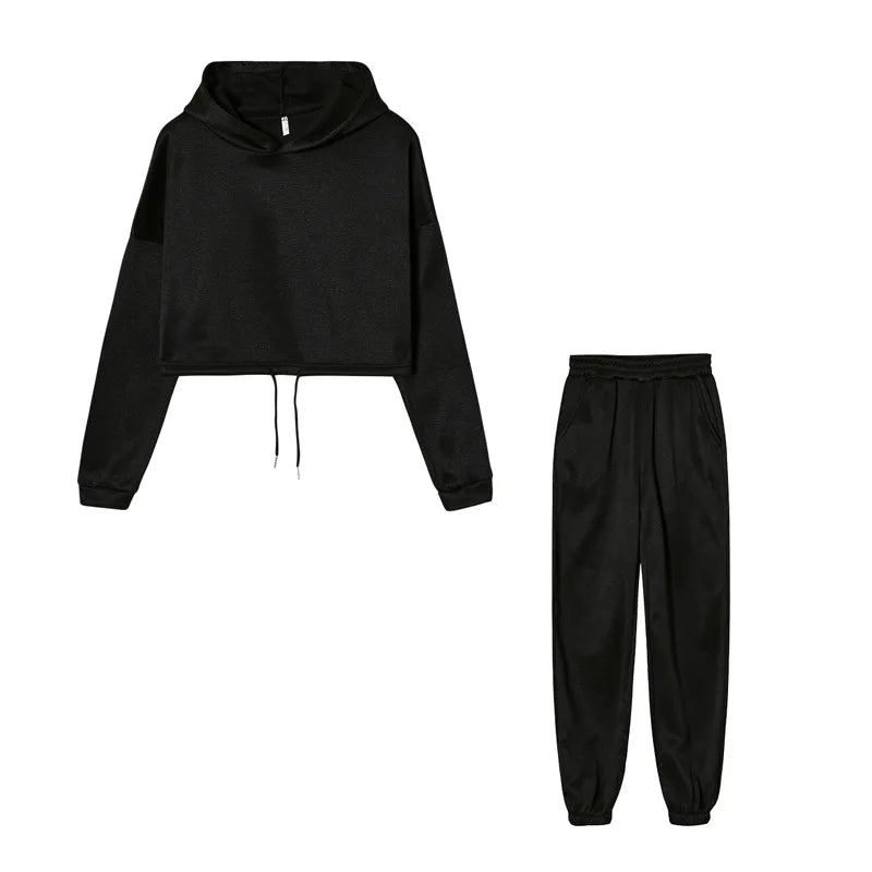 Women Winter Two-Piece Tracksuit