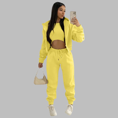 Women Three-Piece Sweatsuit