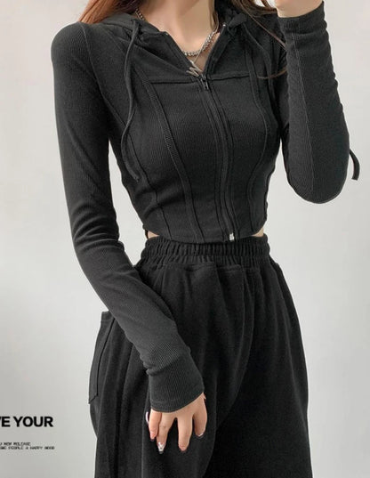 Women Thin Hooded Cardigan