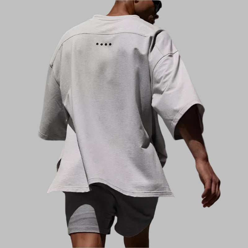 Men Oversized V-neck T-shirt